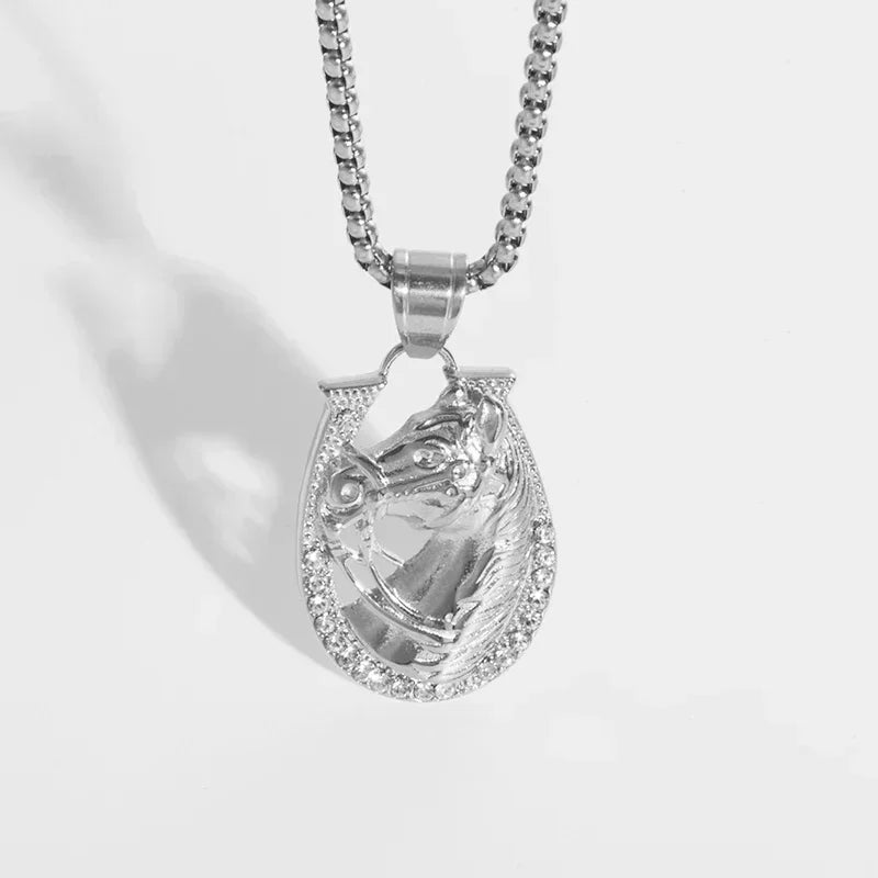 Delicate Antique Silver Color Seraph Prayer Good Luck Necklace Pendant Men Women Anniversary Amulet Jewelry Gift