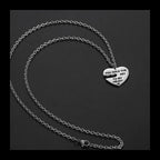 Heart Lock Pendant Necklace — Stainless