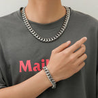 Stainless Steel Cuban Chain Necklace Miami
