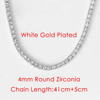 Iced Out Tennis Choker — Stainless Steel