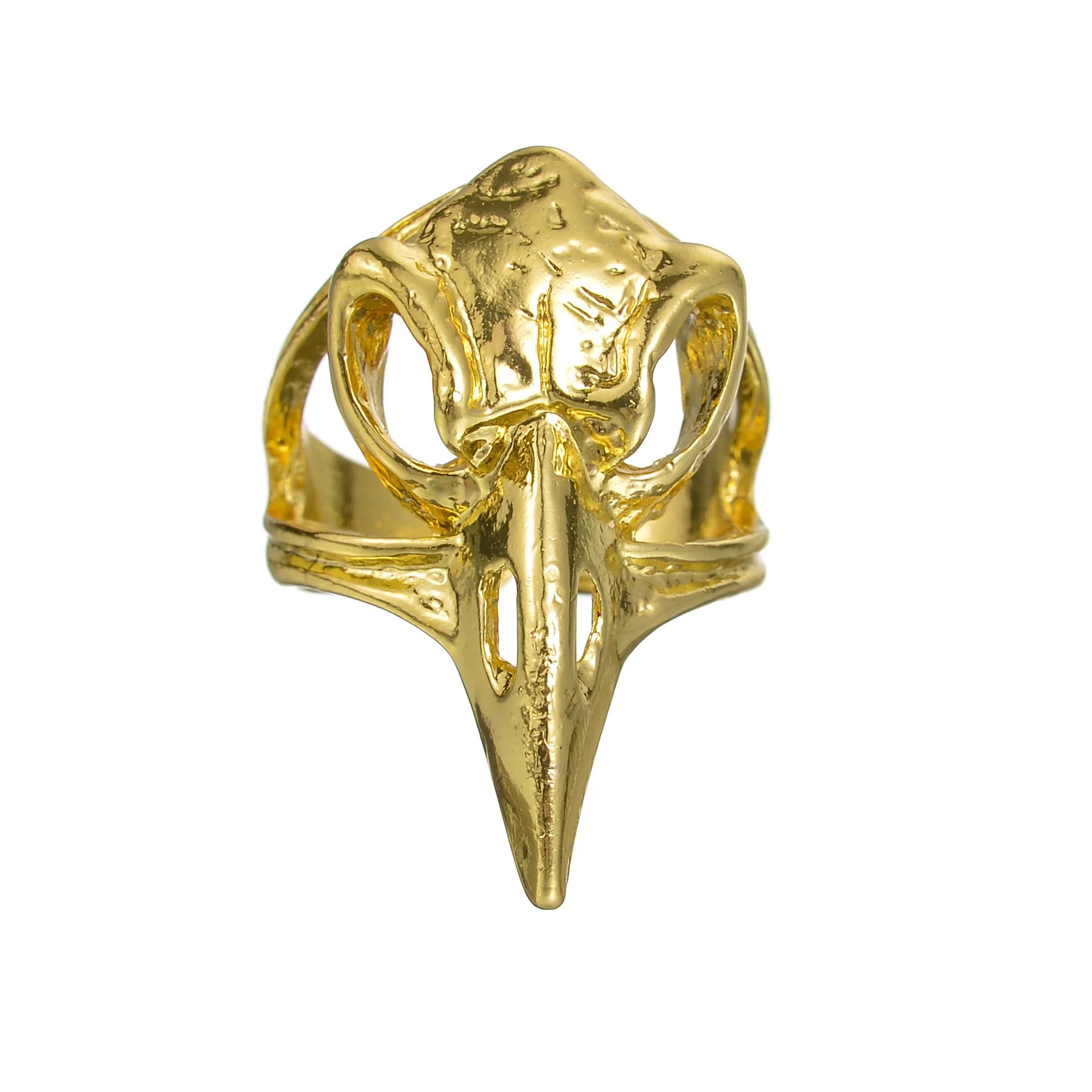 New Design Skull Crow Skull Ring Woodpecker Bird Men's Ring Punk Stylish Jewelry