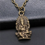 Vintage Chief Pharaoh Necklace On The Neck 43Cm Chain Girl Jewellery Beach Art Supplies