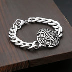 Celtic Knot Chain Bracelet — Stainless Steel