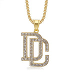 2026 New Fashion Men's Stainless Steel Zircon Dream Catcher Pendant Necklace, Hip Hop Punk Party Fashion Jewelry