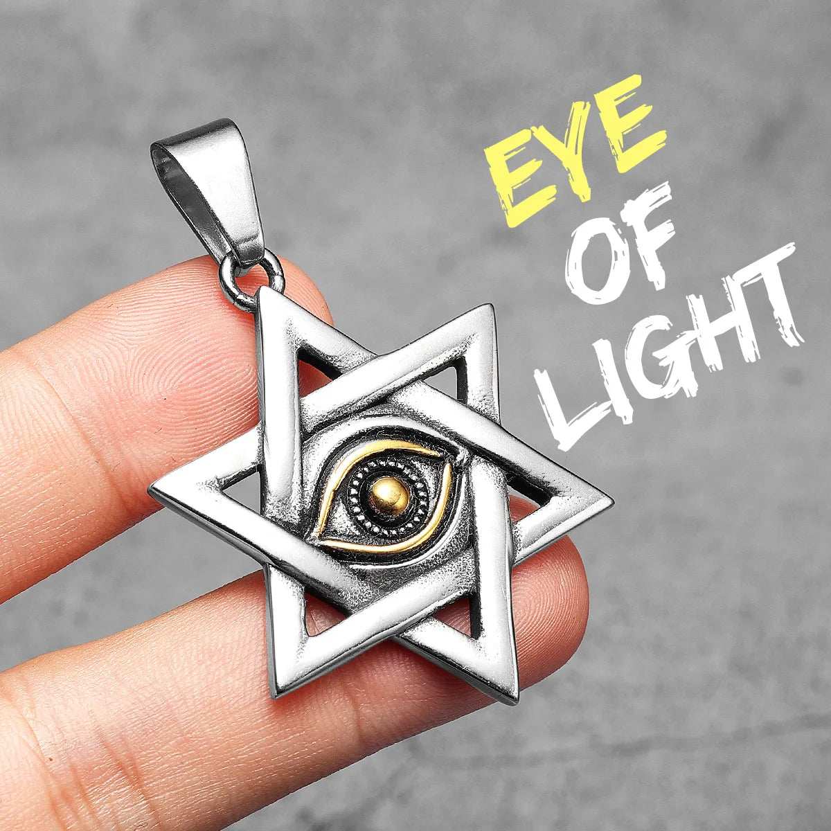 Seal of Solomon Pendant — Stainless Steel