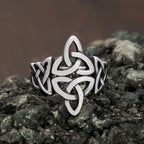 Viking Steel Ring Celtics Knot Punk 316L