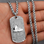 Minimal Pendant Necklace — Stainless Steel