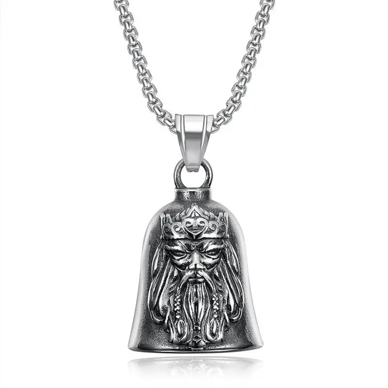 Odin Steel Pendant Retro Punk Motorcycle