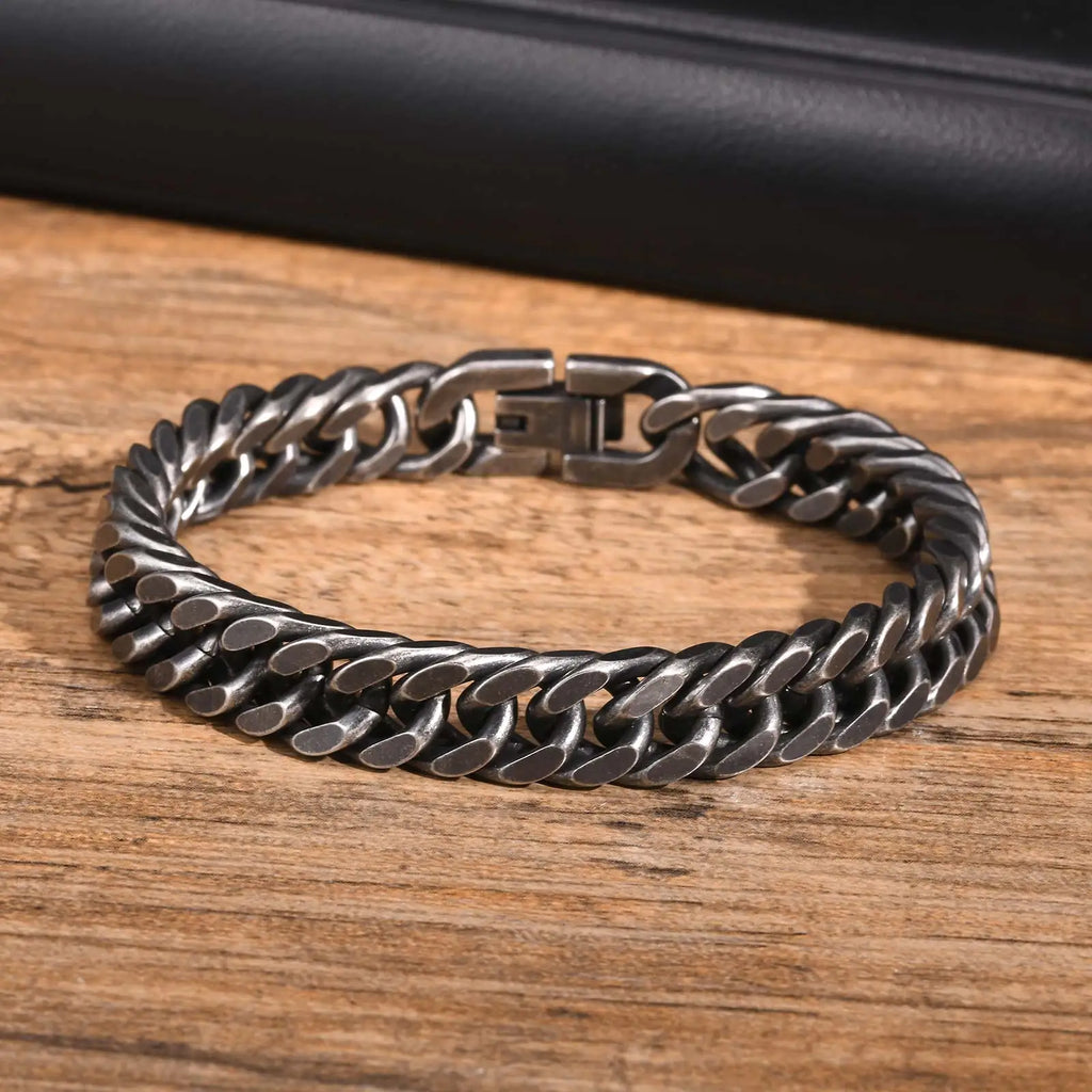 Byzantine Chain Bracelet — Stainless Steel