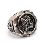 Mexican Skull Ring — Stainless Steel Vintage