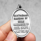 Archangel Pendant 316L Stainless Steel St.Michael Necklaces Men Amulet Chain Punk Retro Jewelry Accessories Best Gift Wholesale