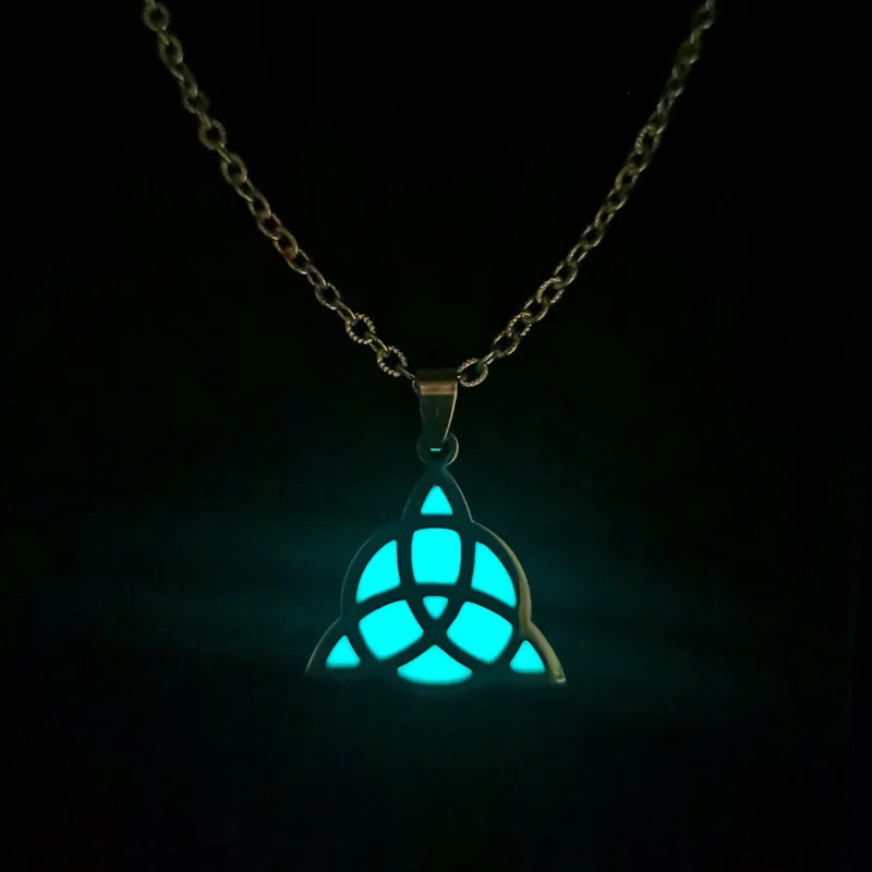 Luminous Heart Pendant Necklace — Stainless Steel