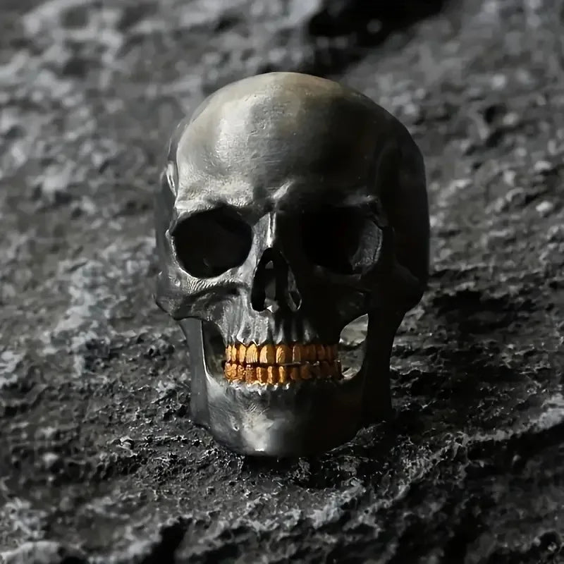 Skull Ring — Stainless Steel Vintage Gothic