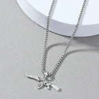 Gun Pendant Necklace