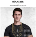 Jesus Cross Pendant Necklace — Stainless Steel