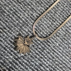 Stainless Steel Necklace For Women Man Maple Leaf Choker Pendant Chain Necklaces Engagement Jewelry korean Fashion NEW