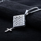 Iced Out Bible Cross Pendant — 925 Silver