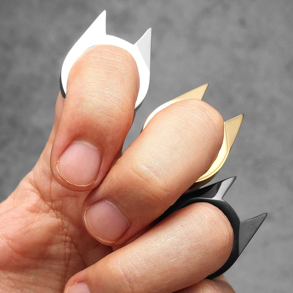 Bat Cat Ears Ring — Stainless Steel