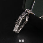 Ghost Steel Pendant Punk
