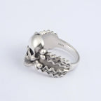 Skull Bones Ring — 925 Silver