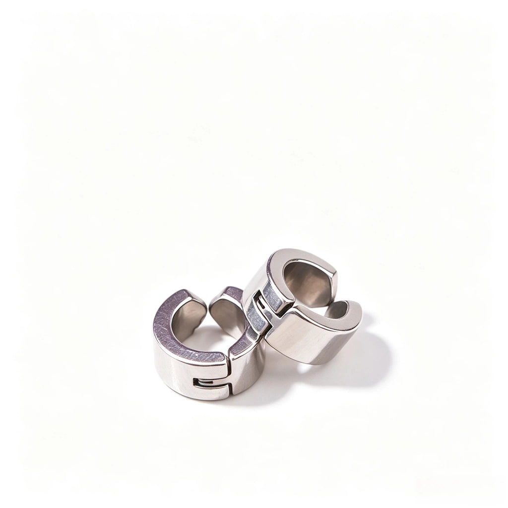 Geometric Clip-On Ear Cuff Earrings — Minimalist
