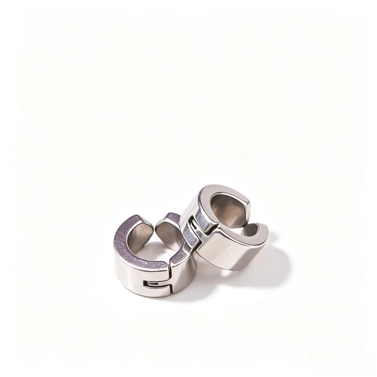 Geometric Clip-On Ear Cuff Earrings — Minimalist