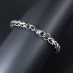 Classic Cuban Curb Link Bracelet — Stainless Steel