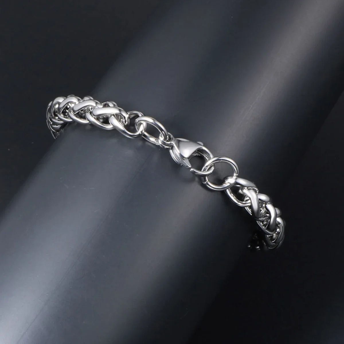 Classic Cuban Curb Link Bracelet — Stainless Steel