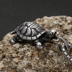 Turtle Pendant — Stainless Steel