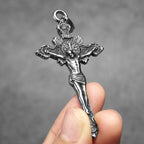 INRI Jesus Cross Pendant — Stainless Steel