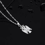 Republic of Serbia Eagle Pendant Necklaces for Women Men Silver Color/Gold Color Srbija Jewelry Serbian Gift