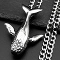 Viking Steel Pendant 316L Whale Punk Gothic