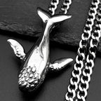 Viking Steel Pendant 316L Whale Punk Gothic