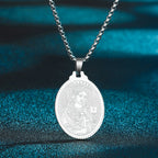 Lion of Judah Coin Pendant Necklace