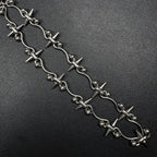 Punk-Style Personalized Rock Spiked Patchwork Necklace Cool Trendy Geometric Necklace Gothic Y2K Charm Accessori