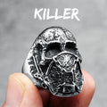 Various Skull Rings 316L Stainless Steel Men Skulls Ring Simple Skeleton Punk Rock Party for Rider Male Friend Jewelry Best Gift