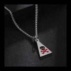 Triangular Geometric Pendant — Stainless
