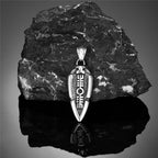 Odin's Spear Arrowhead Pendant Necklace — Steel