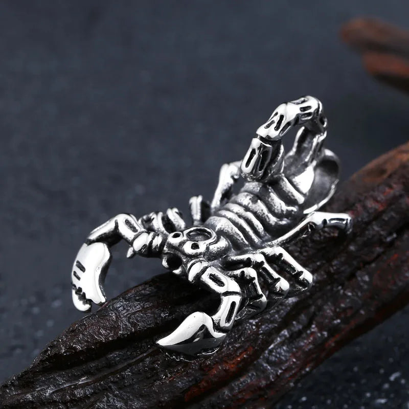 BEIER 316L Stainless Steel Punk Style 3D Design Animal Scorpion Pendant Necklace fashion jewelry For Man BP8-607
