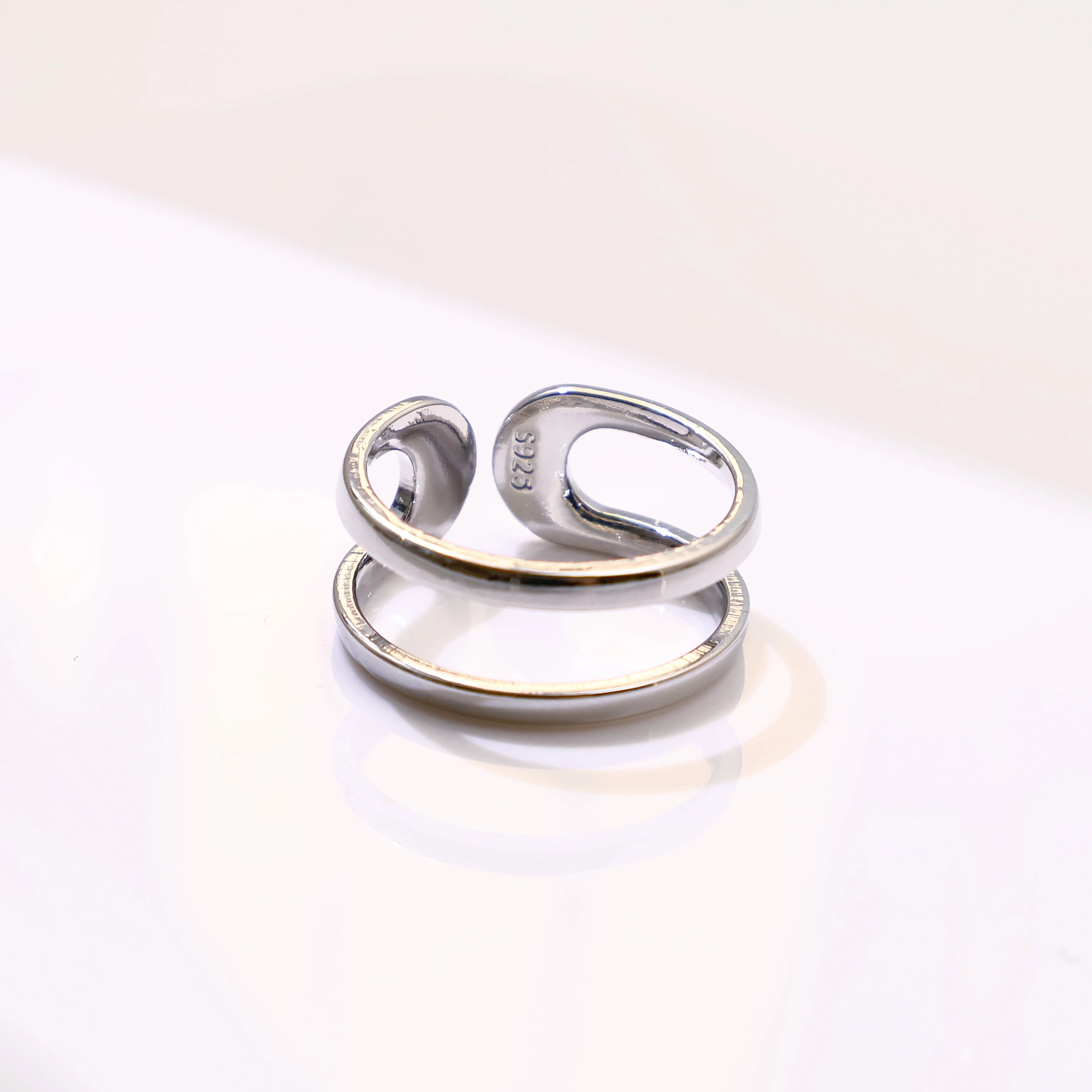 Retro 3 Stacking Rings Set Adjustable Open Ring For Men Gothic Punk Edgy Hiphop Silver-plated Copper Jewelry Accessories Gift