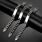 12MM Motorcycle Bike Chain Bracelet for Men Stainless Steel Bicycle Link Design Men's ID Bracelets Punk Rock Jewelry 10