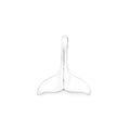 Vintage Whale Tail Pendant — Stainless Steel