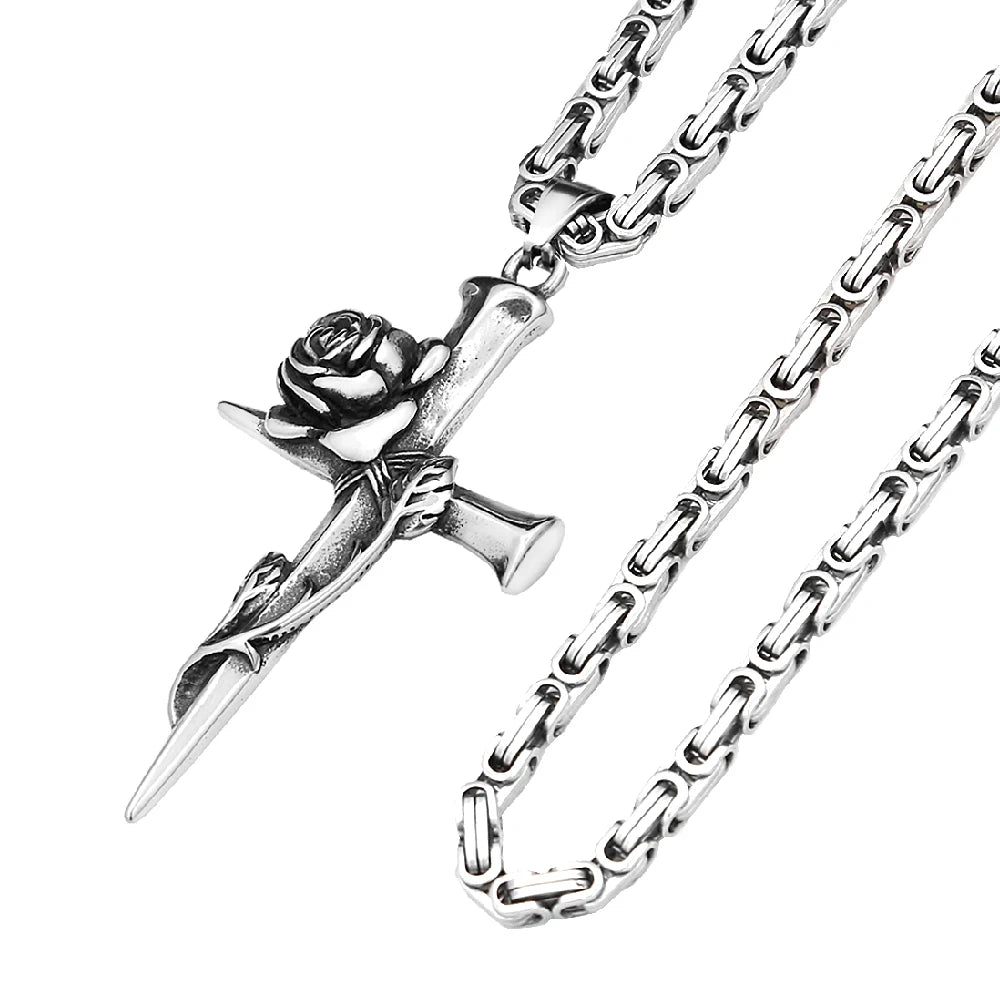 Scorpion Pendant Necklace — Stainless Steel