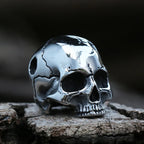 Three Wise Skulls Pendant — Stainless Steel