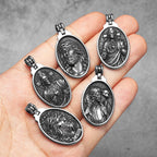 Angel Jesus Virgin Mary Pendant — Stainless Steel