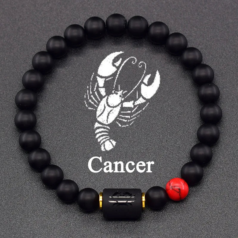 12 Zodiac Signs Bracelet Homme 12 Constellation Jewelry for Women Scorpio Gemini Sagittarius Bracelet Friendship Gift Whoelsales
