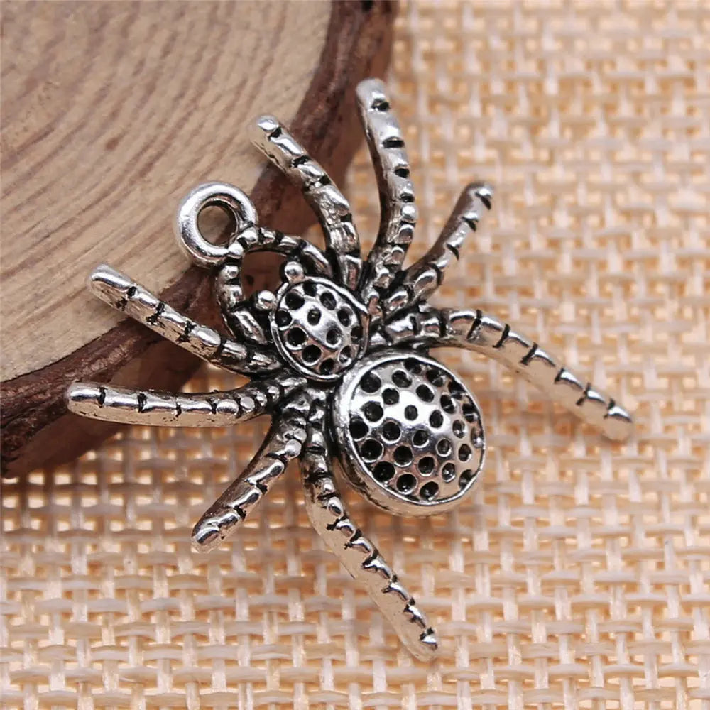 Boho Spider Web Charms Pendant Female Jewelry Bulk Cheapest Items
