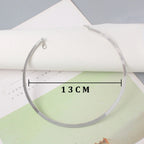 Punk Metal Torques for Women Gothic Golden Silver Color Smooth Chain Collar Fashion Choker Necklace Retro Personality
