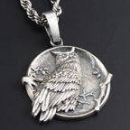 Owl Mascot Pendant — 925 Silver
