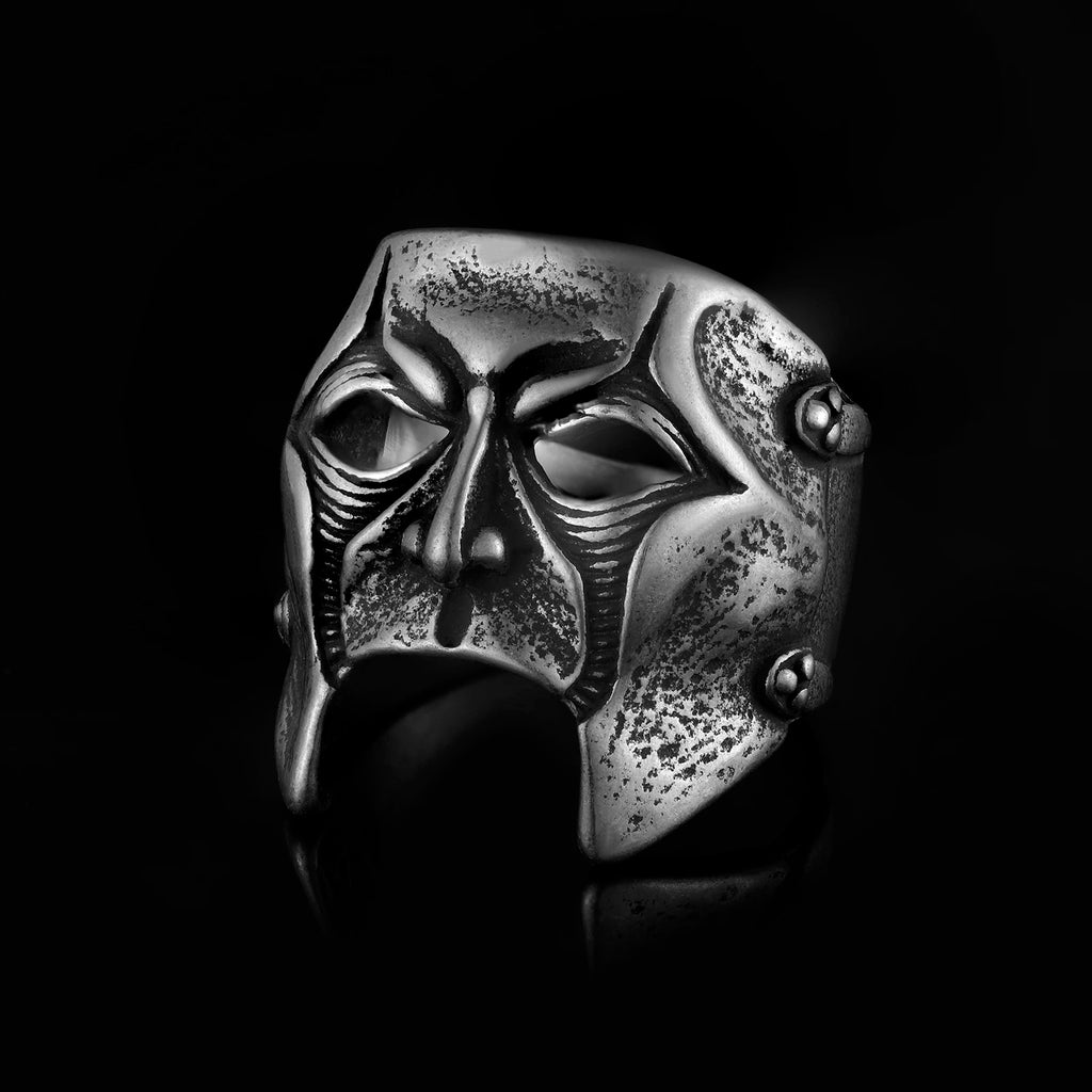 Men's Calvarium Skull Ring Gothic 316L Stainless Steel Biker Ring Motorcycle Band jewellery Party Gift OSR734